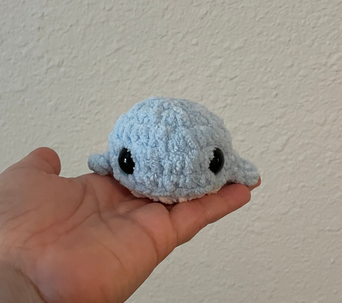Mini crochet whale