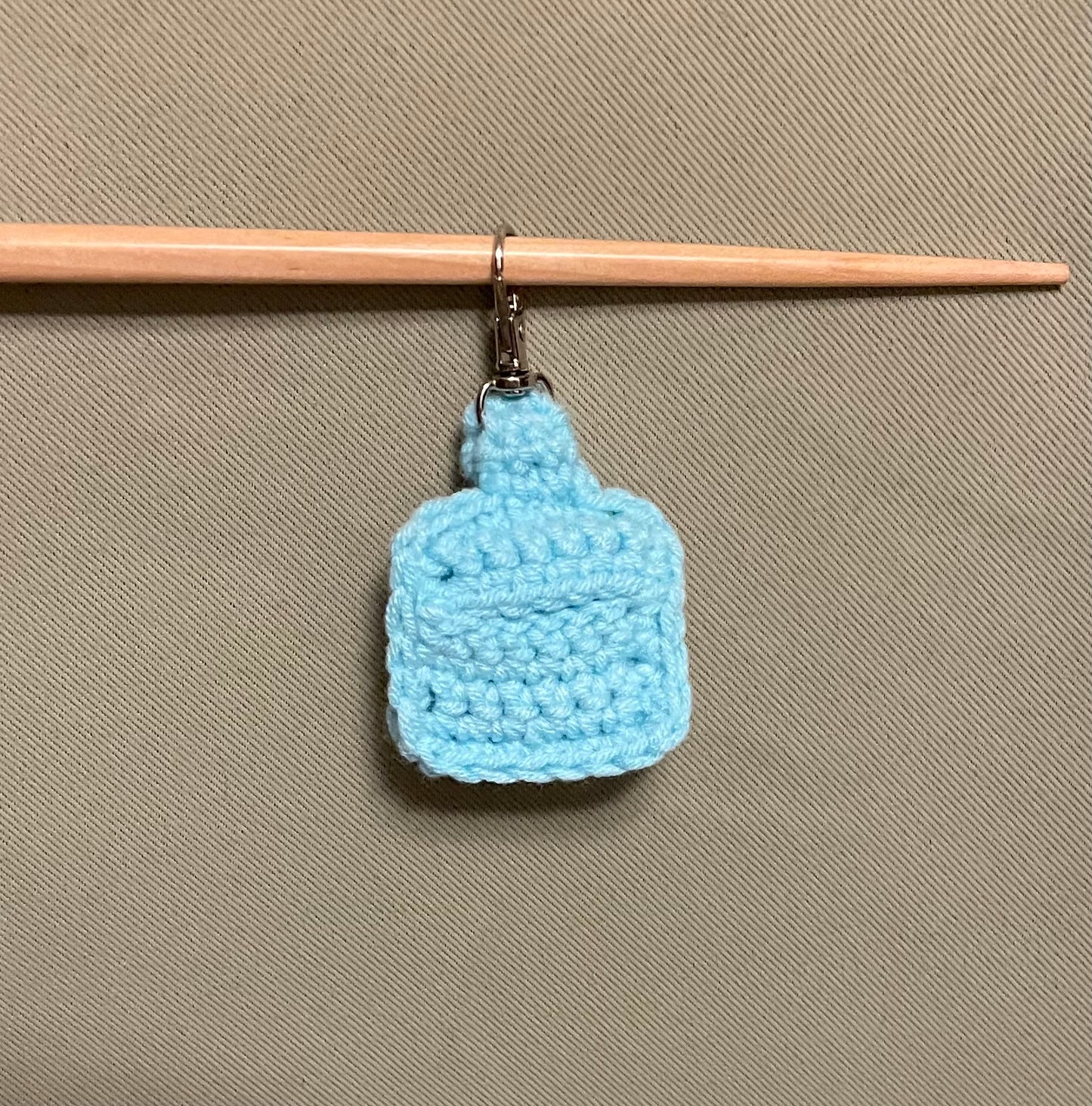 Crochet Aldi Quarter Holder Key Chain