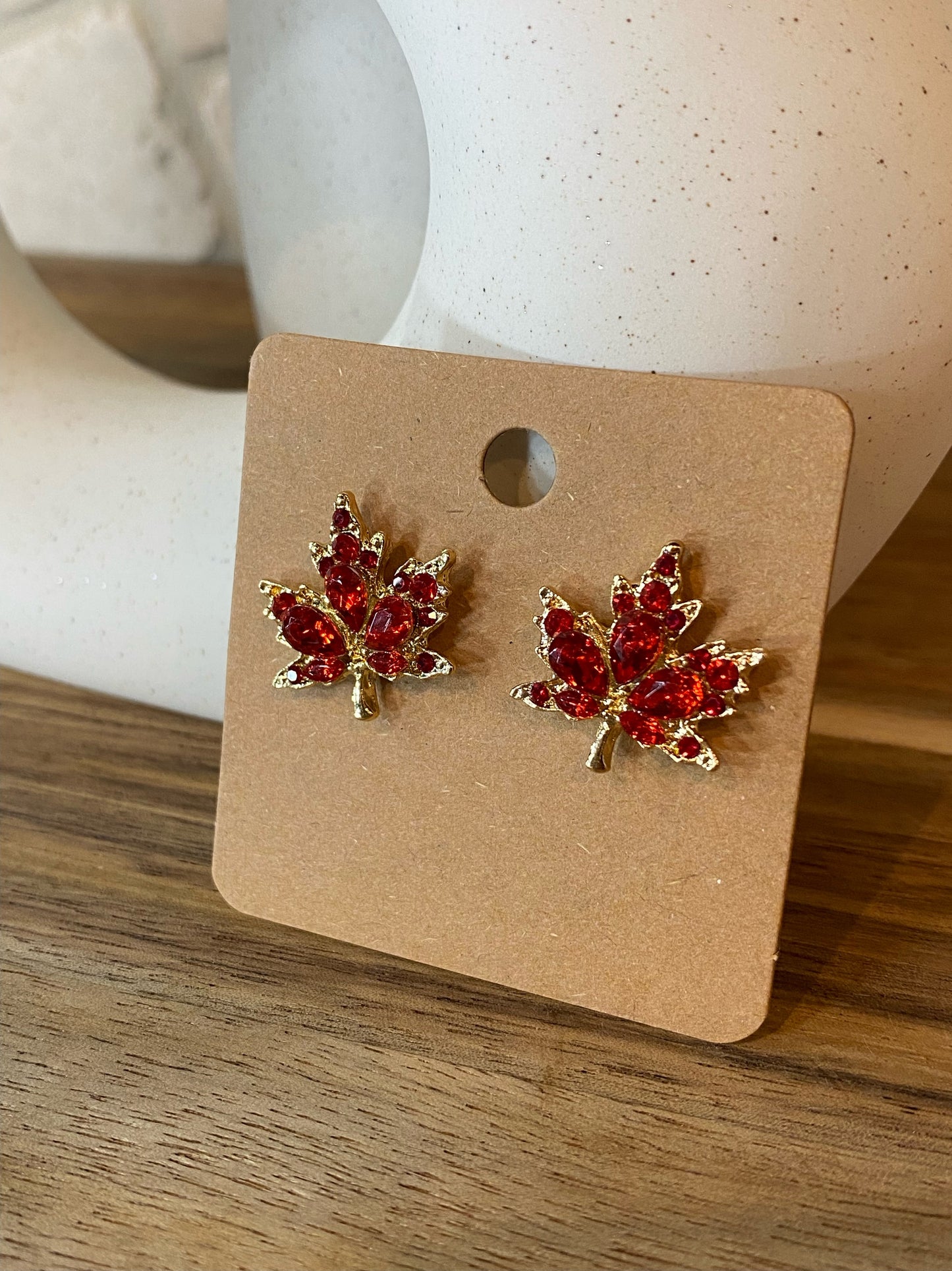 Red Maple Lead Studs