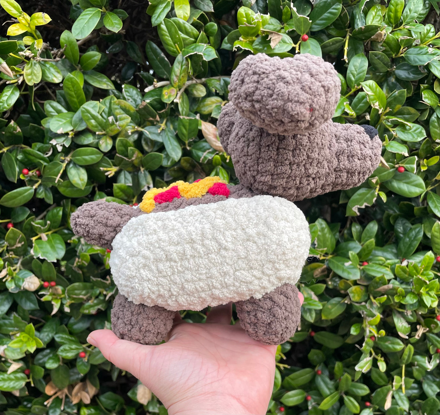 Crochet Hot Dog weenie dog