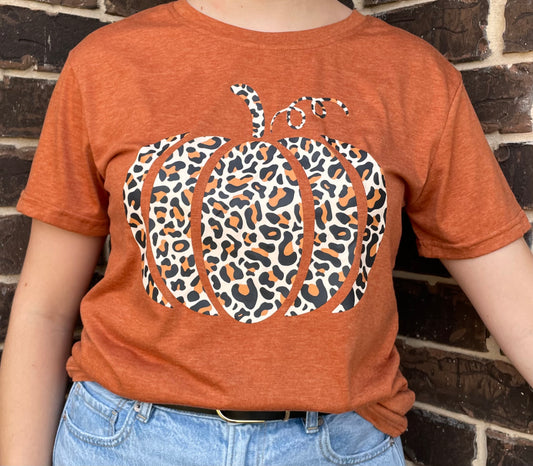 Cheetah Pumpkin T-shirt